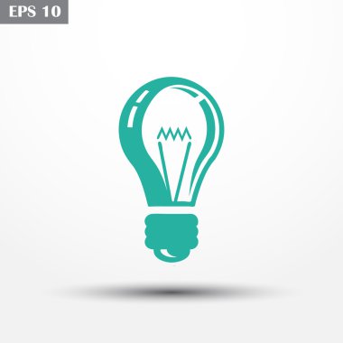 Lamba buld kutsal kişilerin resmi, vektör çizim.