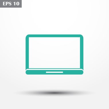 dizüstü bilgisayar simgesi. Web Tasarım