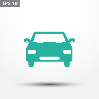 vektör araba web simgesi