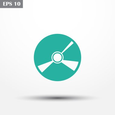 CD simgesi. Web vektör