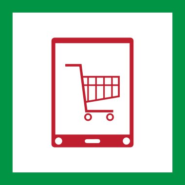 Telefon ikonu, vektör illüstrasyonu. düz tasarım biçimi.