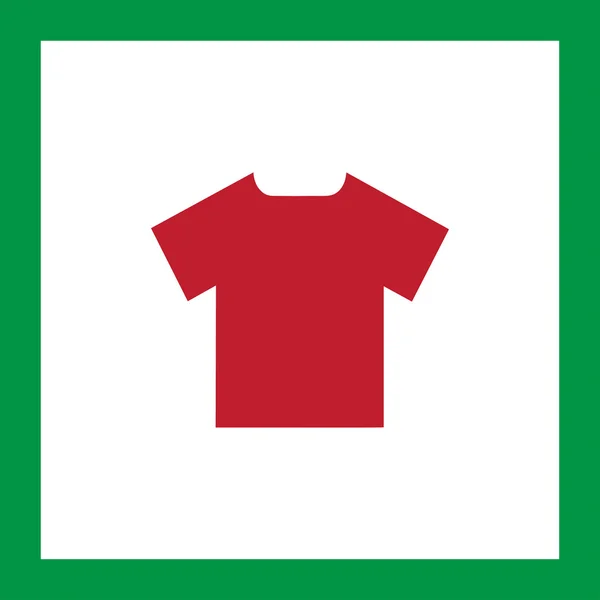 Camiseta Icono, ilustración vectorial. Estilo de diseño plano — Vector de stock