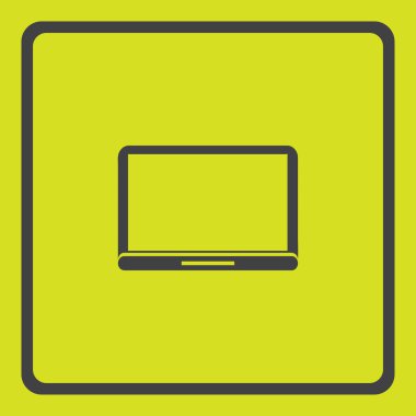 dizüstü bilgisayar simgesi. Web Tasarım