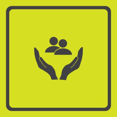 Yardım el web simgesi.