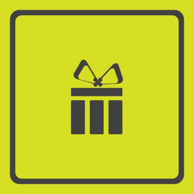 Hediye ikonu. Web tasarımı