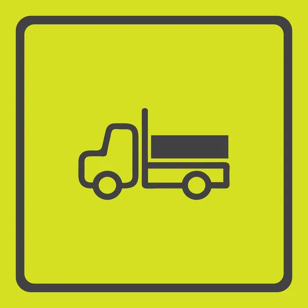 Lorry web vector icon — Stock Vector