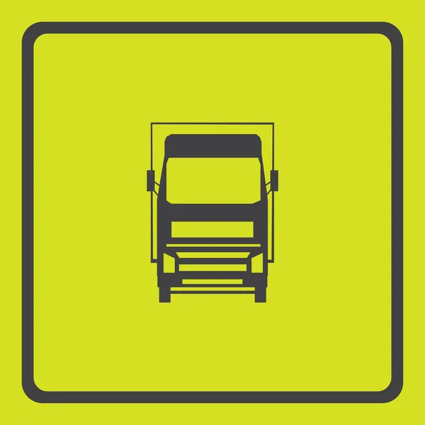 Vrachtwagen web vector pictogram — Stockvector