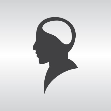 işadamı simgesi, vektör çizim. Düz tasarım stili