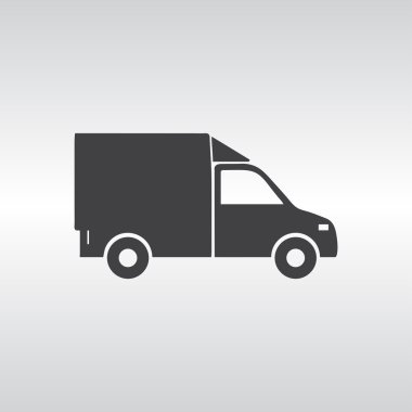 kamyon web vektör simgesi