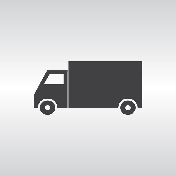 lorry web vector icon