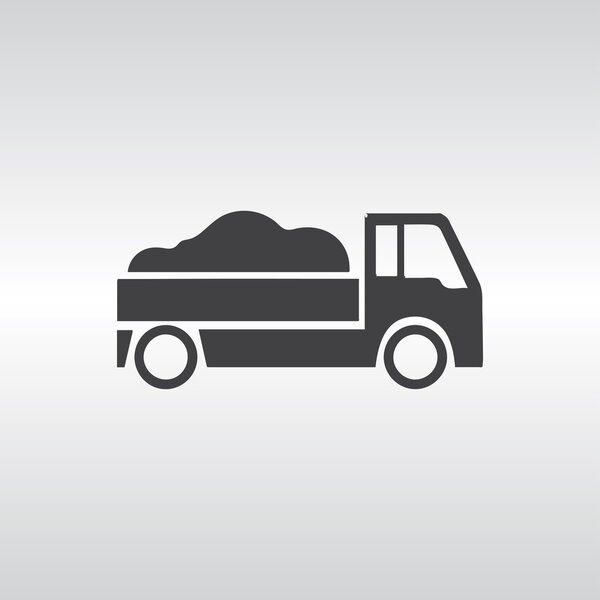lorry web vector icon