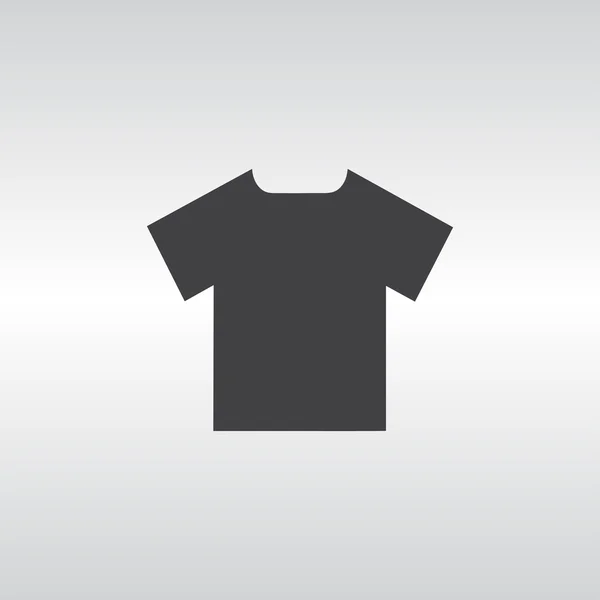 T-Shirt-Symbol, Vektorabbildung. flacher Designstil — Stockvektor