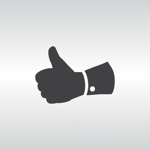 Vector thumb up icon — Stock Vector