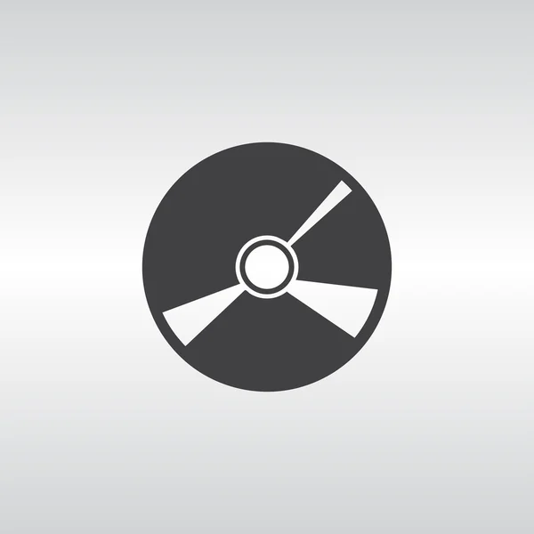 Icono del CD. diseño web — Vector de stock