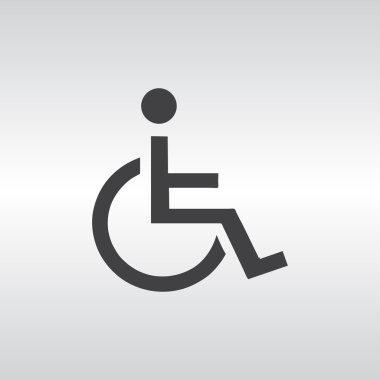 Geçersiz işareti simgesi, vektör çizim. Düz tasarım stili.