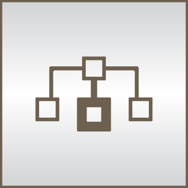 Akış şeması web simgesi