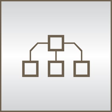 Akış şeması web simgesi