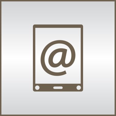 Telefon ikonu, vektör illüstrasyonu. düz tasarım biçimi.