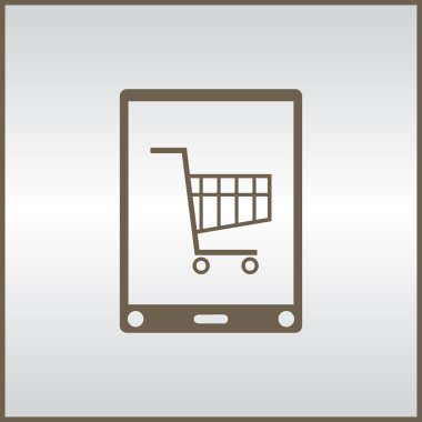 Telefon ikonu, vektör illüstrasyonu. düz tasarım biçimi.