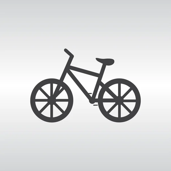 Fiets pictogram vector illustratie — Stockvector