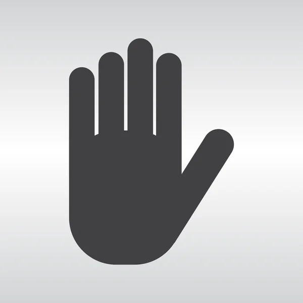 Значок руки. веб дизайн — стоковый вектор