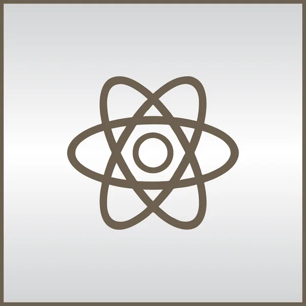 Icona Atomo. Progettazione web — Vettoriale Stock
