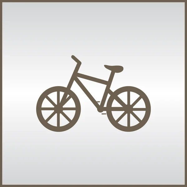 Icône web vélo. vecteur — Image vectorielle