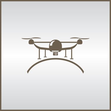 Drone web simgesi. vektör