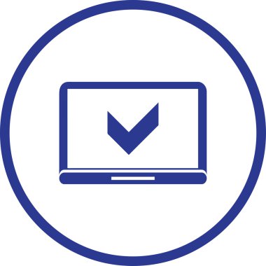 dizüstü bilgisayar simgesi. Web Tasarım