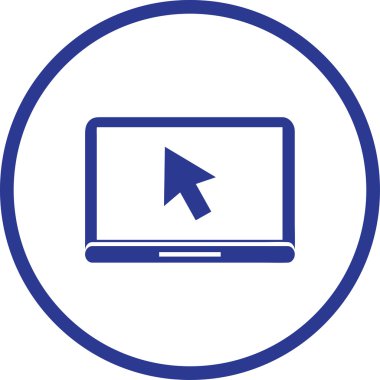 dizüstü bilgisayar simgesi. Web Tasarım
