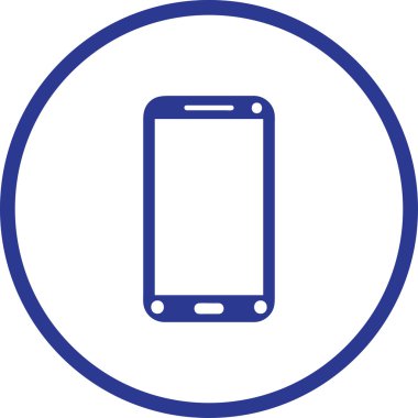 Telefon ikonu, vektör illüstrasyonu. düz tasarım biçimi.