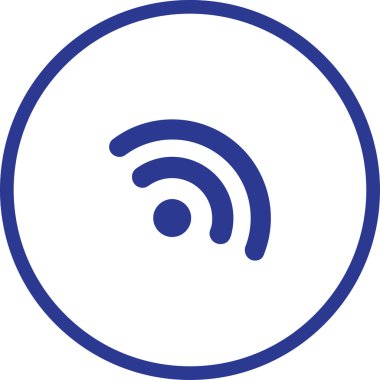 wifi simgesi vektör illüstrasyonu