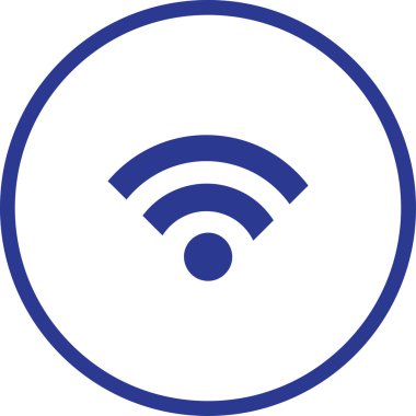 wifi simgesi vektör illüstrasyonu