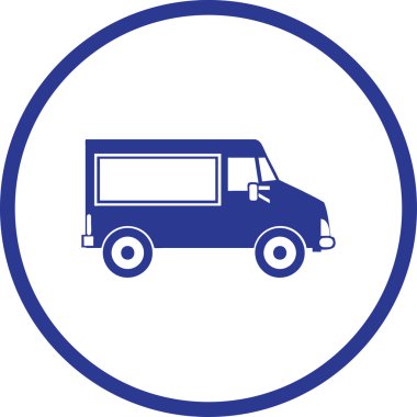 Araba ikonu. vektör illüstrasyonu.