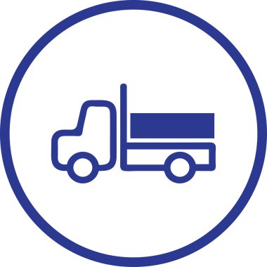 kamyon web tasarım simgesi