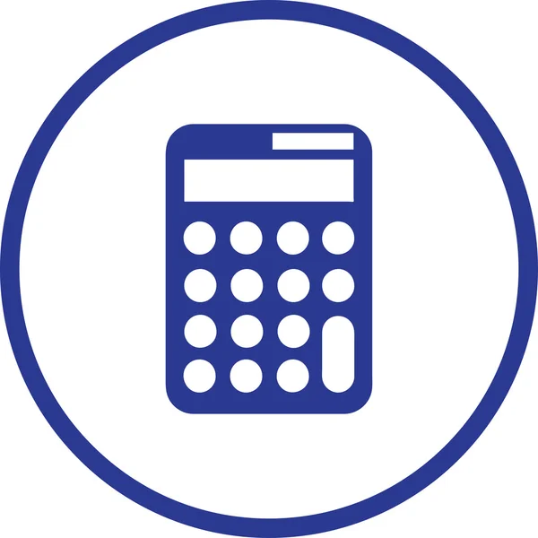 Ikona kalkulator. Projektowanie stron internetowych — Wektor stockowy