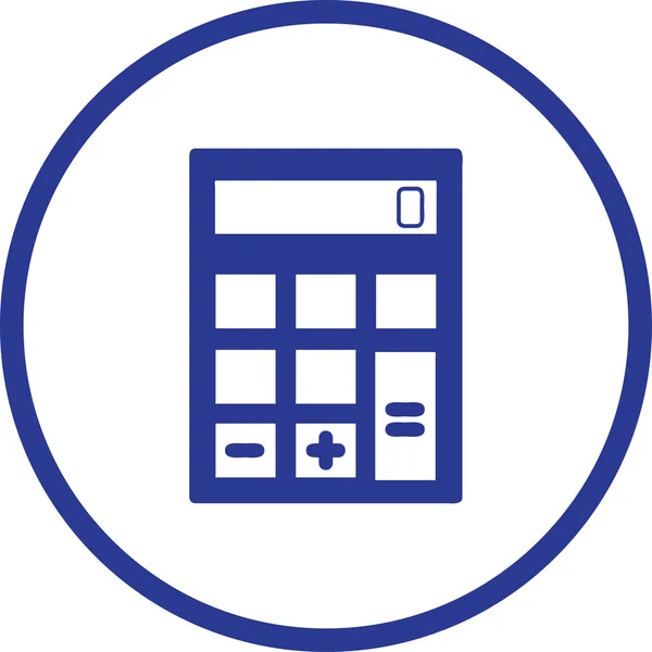 Icono de calculadora. diseño web — Vector de stock