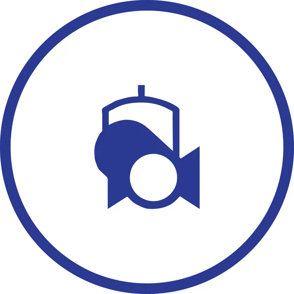 Icono del proyector. diseño web — Vector de stock
