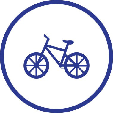 Bisiklet web vektör simgesi