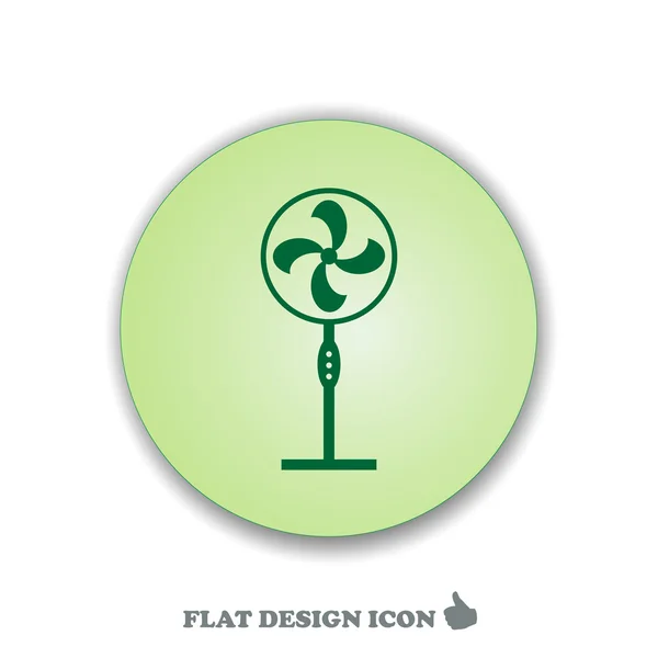 Fan-Ikone Webdesign — Stockvektor