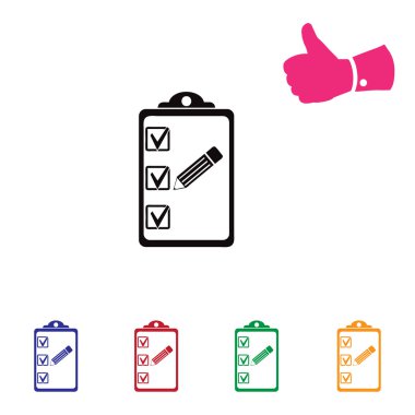 Pano simge. Düz tasarım stili.