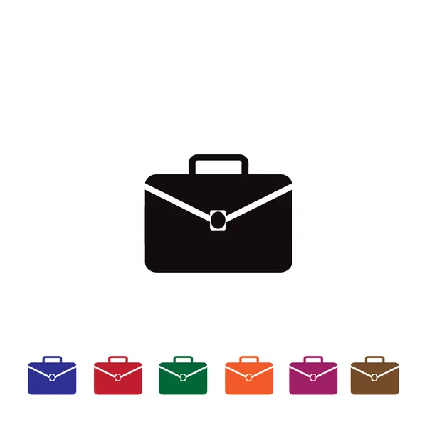 Briefcase icon, vector illustration. Flat design style. — Stock Vector