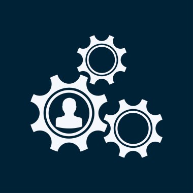 Gears'ın simgesi. Web Tasarım