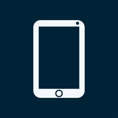 Telefon ikonu, vektör illüstrasyonu. düz tasarım biçimi.