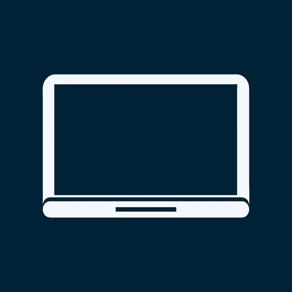 Laptop-Symbol. Webdesign — Stockvektor