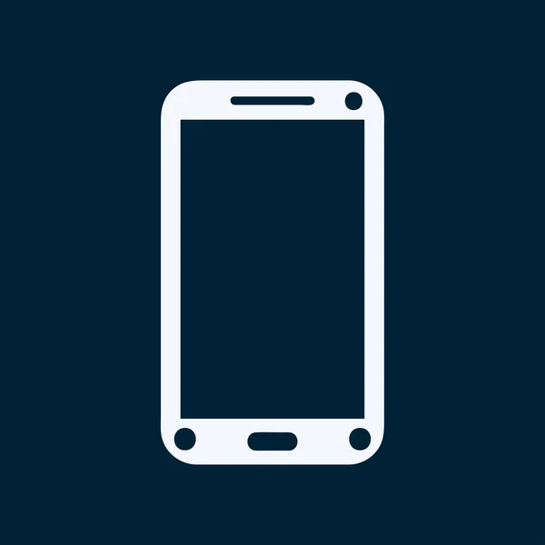 Telefon-Symbol, Vektor-Illustration. flacher Designstil. — Stockvektor