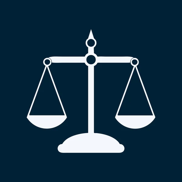 Pictograph van Justitie schalen. — Stockvector