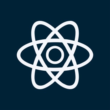 Atom simgesi. Web Tasarım