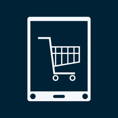 Telefon ikonu, vektör illüstrasyonu. düz tasarım biçimi.