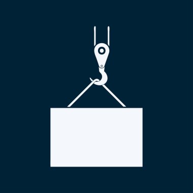 Çalışma kutsal kişilerin resmi, vektör çizim vinç